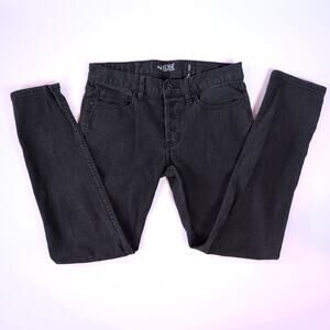 XXX RUDE Black Skinny Jeans Men’s 32x30 Goth Emo Punk Scene